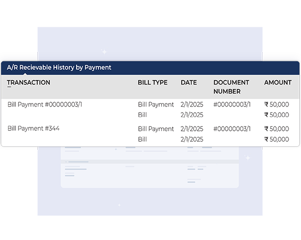 Accounts Receivable in real estate ERP and bookkeeping software to track customer payments and boost cash flow