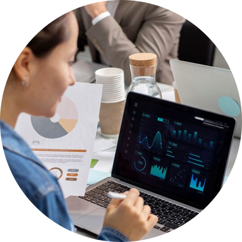 Strategic planning session outlining digital transformation strategy with Oracle ERP integration, future vision, and technology roadmap development.