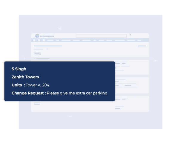 Real estate CRM for managing customer change requests – handle unit transfers, cancellations, resales, and modifications with audit trails.