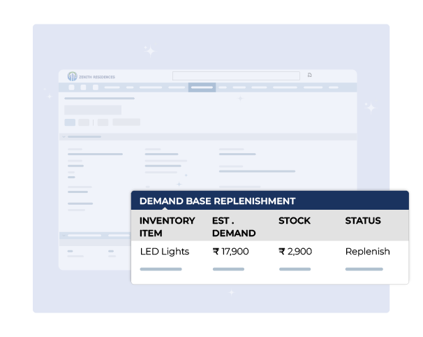 ERP-driven demand-based replenishment for just-in-time inventory and real-time material forecasting in construction projects