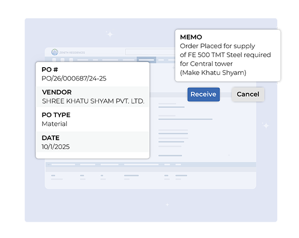 Procurement system enforcing active purchase agreements to ensure contract compliance and cost control in real estate operations.