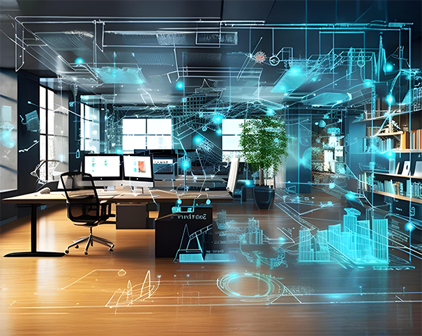 Real estate ERP with IoT integration and digital twin technology for smart building automation and real-time asset performance monitoring